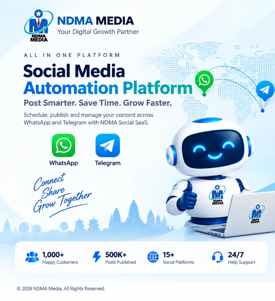 NDMA Media WhatsApp and Telegram Messaging SaaS